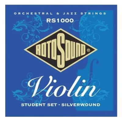 Rotosound RS1000 Student 4/4 Violin Strings Set Silver Wound Made in England