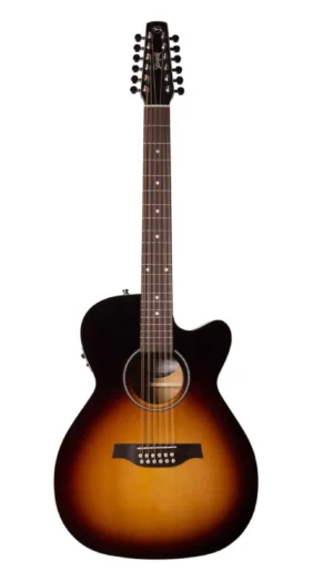 Seagull S12 String Acoustic / Electric Guitar - Spruce Sunburst GT Presys II