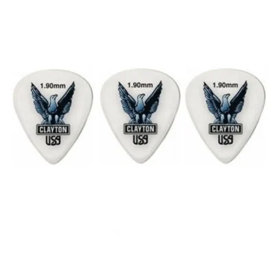 Steve Clayton Acetal Guitar Picks - Standard 1.90mm , 3 Picks / Plectrums