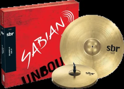Sabian SBR5002 SBR Birght Focused 14in Hihats 18in Crash/Ride Cymbals 2 Pack