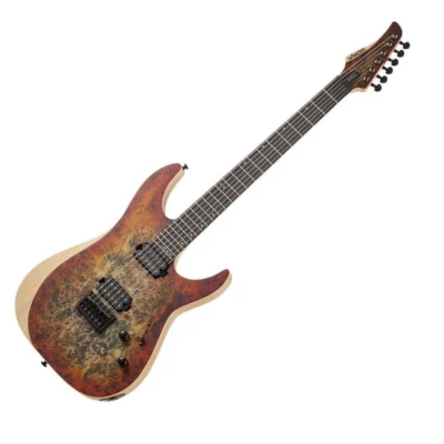 Schecter Reaper-6 - Electric Guitar Satin Inferno Burst Ebony Fingerboard