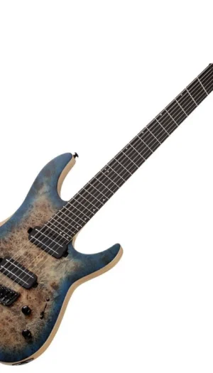 Schecter Reaper-7 Multi-Scale RH 7-String Electric Guitar-Satin Sky Burst