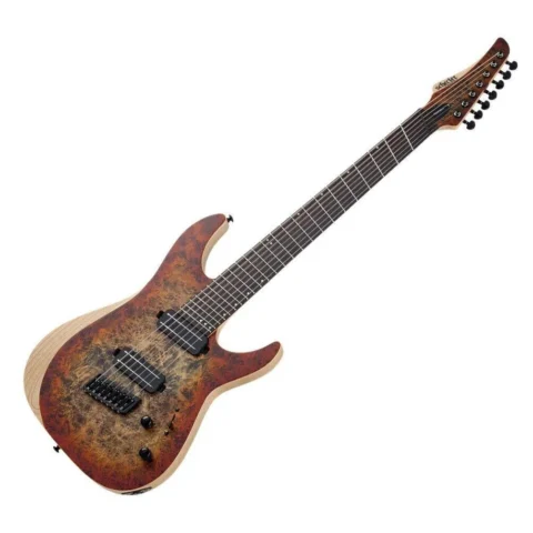 Schecter Reaper-7 Multiscale 7-String electric Guitar Satin Inferno Burst