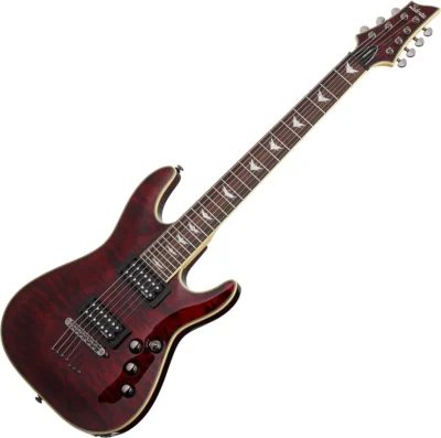Schecter SCH-2008 Omen Extreme-7 String Electric Guitar – Black Cherry
