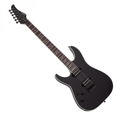 Schecter Reaper-6 Custom Left-Handed, Electric Guitar - Gloss Black