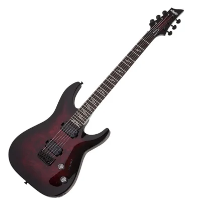 Schecter Omen Elite-6 Electric Guitar - Black Cherry Burst Fact 2nd
