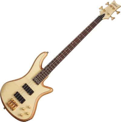 Schecter SCH-2531 Stiletto Custom-4 RH 4-String Electric Bass - Natural Satin