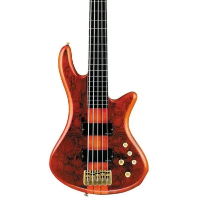 Schecter Stiletto Studio 5 String Bass Guitar - Honey Satin