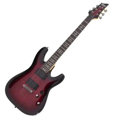 Schecter Research Demon 6 Electric Guitar Electric Crimson Red Burst (CRB)