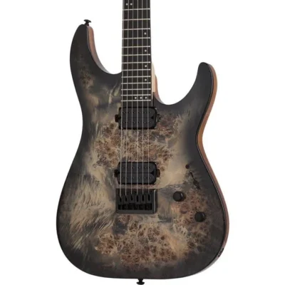 Schecter C-6 Pro Electric Guitar - Charcoal Burst