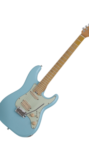 Schecter MV-6 Electric Guitar - Super Sonic Blue with Maple Fingerboard