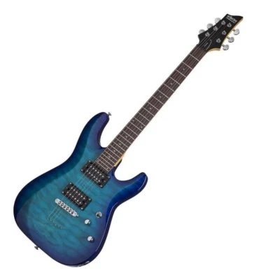 Schecter Research C-6 Plus  Electric Guitar Ocean Blue Burst (OBB) SCH-443