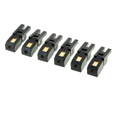 Schaller FLoyd Rose Saddles - Set of 6 - Black Chrome