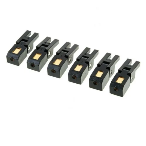 Schaller FLoyd Rose Saddles - Set of 6 - Black Chrome