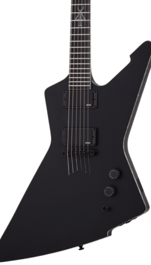 Schecter Sin Quirin E-1 Electric Guitar. Satin Black.
