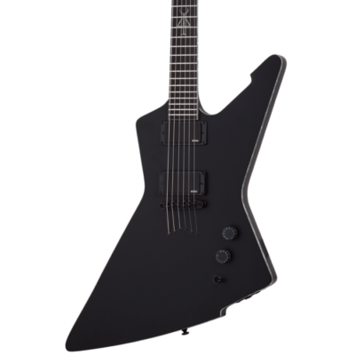Schecter Sin Quirin E-1 Electric Guitar. Satin Black.