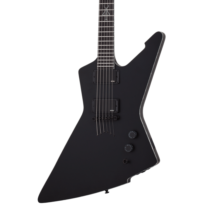 Schecter Sin Quirin E-1 Electric Guitar. Satin Black.