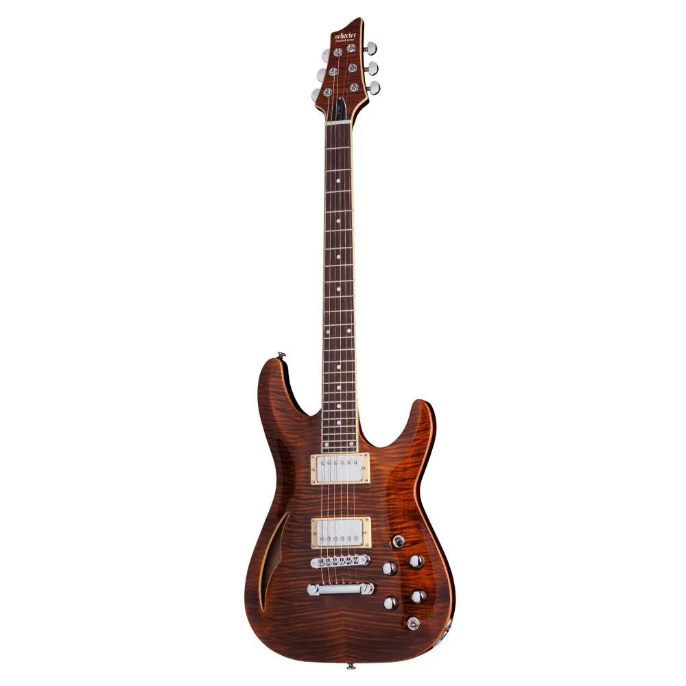 Schecter C-1 E/A Classic Semi-hollowbody Electric Guitar - Cats Eye