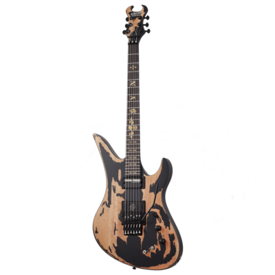 Schecter Synyster Gates Custom-S Electric Guitar  - Relic _ Ebony Fretboard