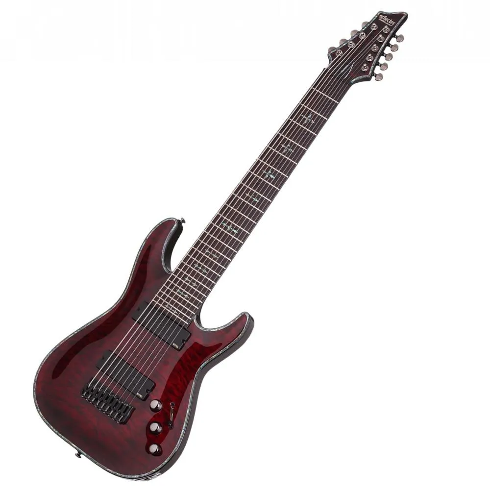 Schecter Hellraiser C-9 9-String Electric Guitar - Black Cherry