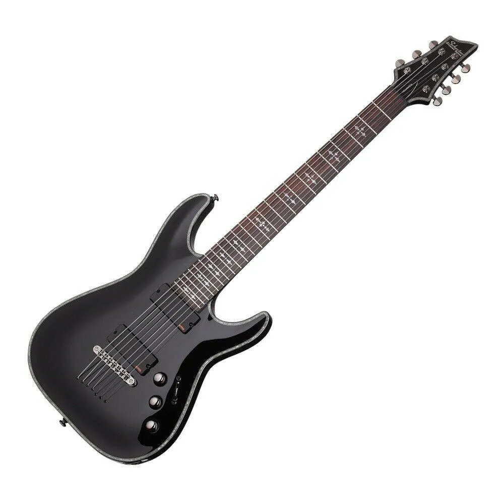Schecter Hellraiser C-7 7-String Electric Guitar Gloss Black
