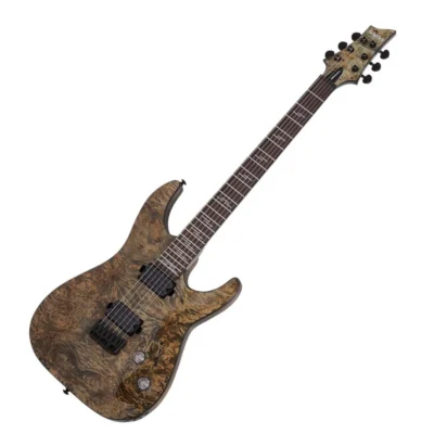 Schecter Omen Elite-6 Electric Guitar - Charcoal - Fact 2nd