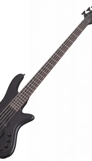 Schecter Stiletto Stealth 5-String Electric Bass - Satin Black