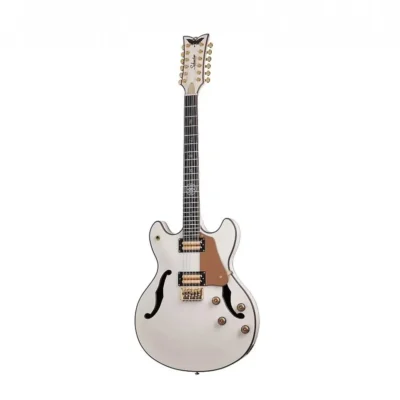 Schecter Wayne Hussey Corsair-12 String Electric Guitar - Ivory Balance Owing