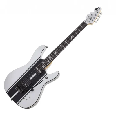 Schecter Signature DJ Ashba Electric Guitar, Satin White