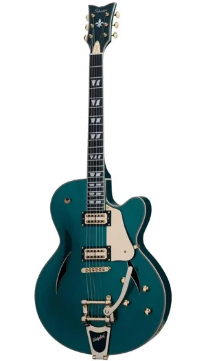 Schecter Coupe Electric Guitar - Dark Emerald Green  - Tesla FilterTron Pickups