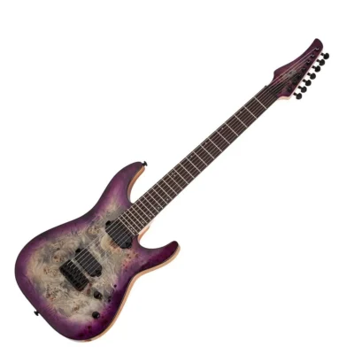 Schecter C-7  PRO  ARB 7-String Electric Guitar Aurora Burst