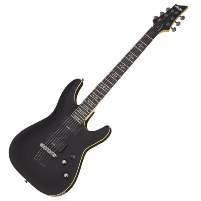 Schecter Research Demon 6 Electric Guitar Electric Aged Black Satin (ABSN)