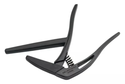 Stagg SCPX-FL BK Black Guitar Capo Flat Trigger Shape Great for Classical Guitar