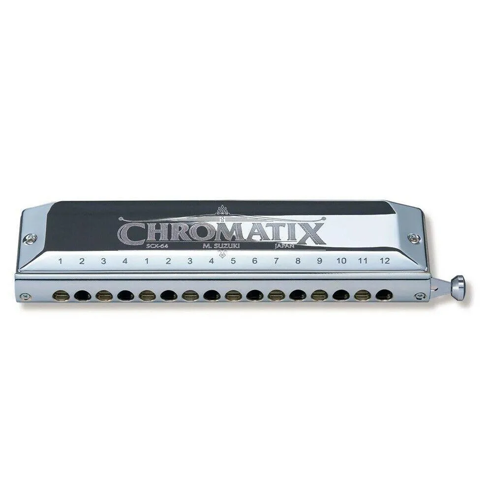 Suzuki Harmonica - SCX-64c Chromatic Harmonica - 16 hole - Key of C