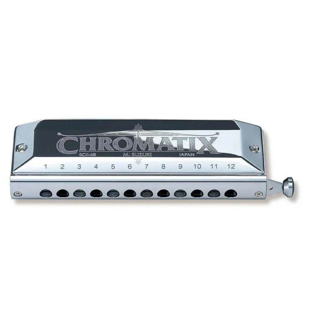 Suzuki SCX-48 Chromatic Harmonica - Key: Bb - 12 hole model.