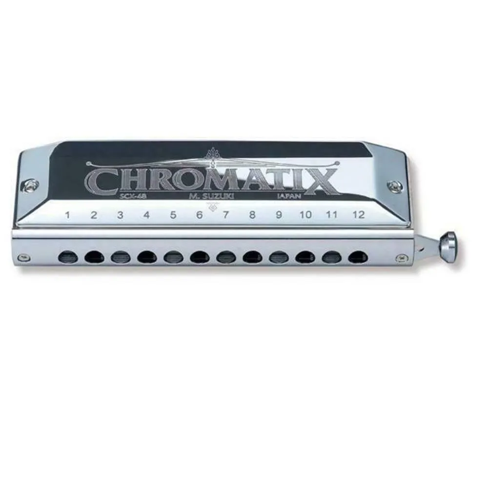 Suzuki SCX48 Chromatix Series Harmonica C SCX 48 Hole Professional Harp