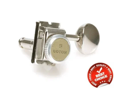 Gotoh SD91 Vintage MGT Locking Tuning Keys (set of 6 in Line ) - Nickel