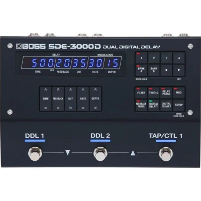 Boss SDE3000D Dual Digital Delay Guitar Effects Pedal
