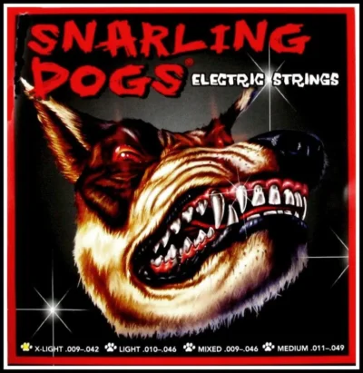 Snarling Dogs SDN09 Electric Guitar Strings X-Light 9's Nickel, .09 - .042