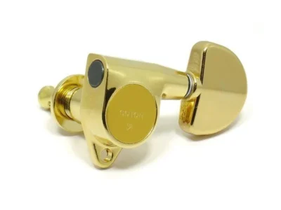 Gotoh SG301 'Grover Style' Tuning Keys (set of 6) - 3 a Side - Gold