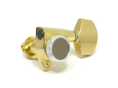 Gotoh SG301 'Grover Style'  Locking Tuning Keys (set of 6) - 3 a Side - Gold