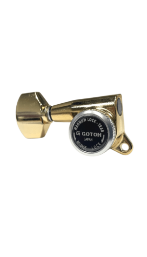 Gotoh 7-String Gold Locking Tuners - 4 + 3  Set of 7 -  Gold