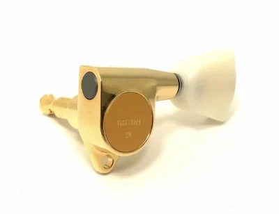 Gotoh SG301-P4N 'Grover Style' Tuning Keys (set of 6) - 3 a Side - Gold