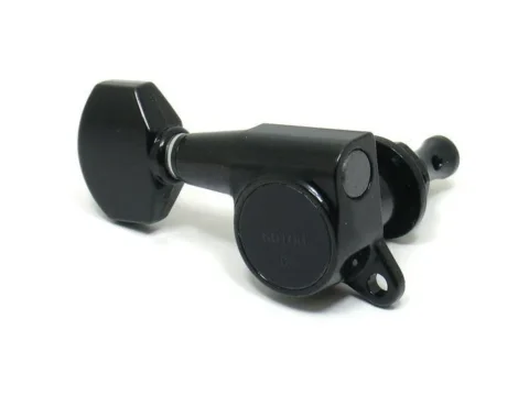 Gotoh SG381 Left Hand / Reverse Headstock Tuning Keys (set of 7 in line) – Black