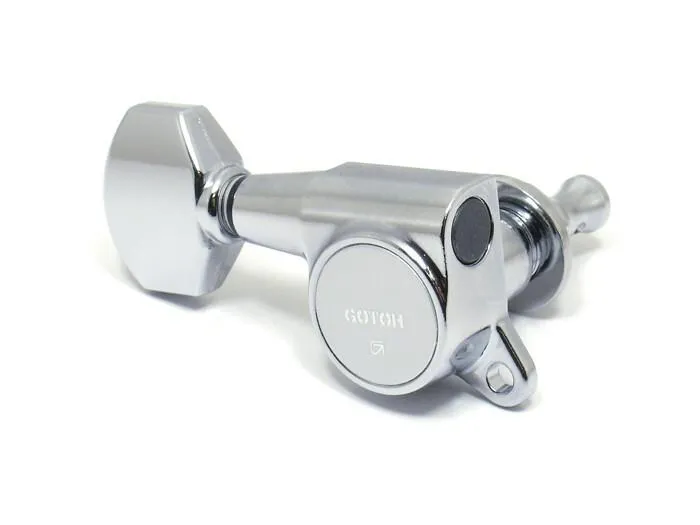 Gotoh SG381 6 in Line Tuning Keys - Left Hand - Chrome - Set of 6