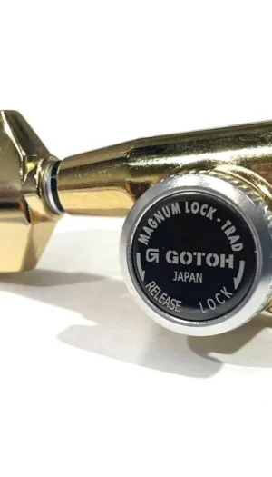 Gotoh 7-String Gold Locking Tuners - Left Handed ( Reverse Headstock ) 7 in Line