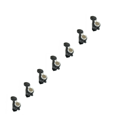 Gotoh SG381 MGT Locking Tuning Keys 7 in Line - Black