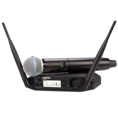 Shure GLXD24+B58 Dual-Band Wireless Vocal System BETA 58A