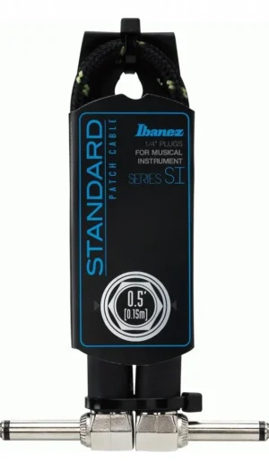 IBANEZ SI05P BG PATCH CABLE 0.5FT/RIGHT ANGLE