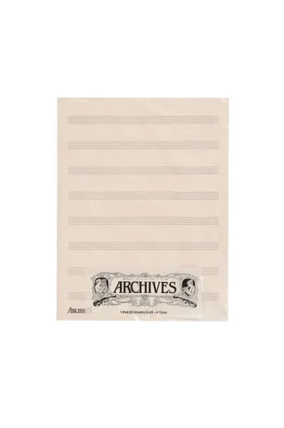 Archives Manuscript Score Pads, 8 Stave, 50 Sheets